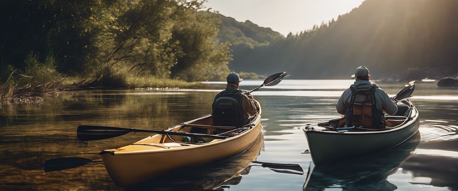 Recycled Kayak Fishing Setup